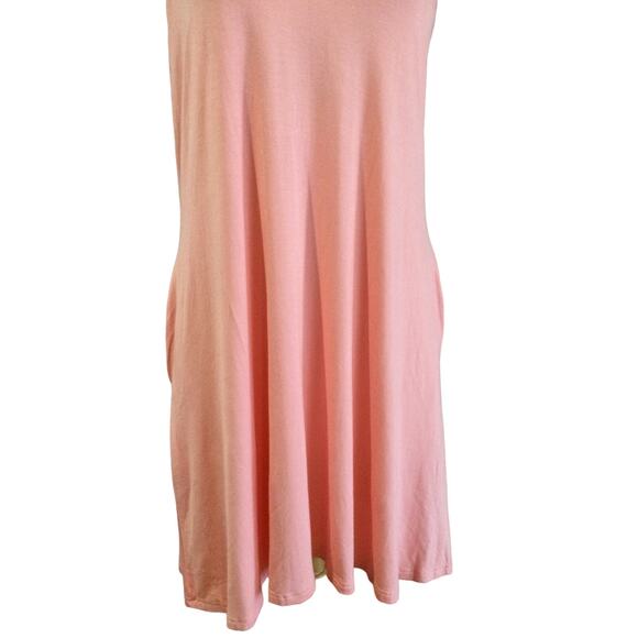 Qearal A-line Knee Length Spaghetti Strap Pocket Slip Dress Size L NWT - Picture 3 of 16